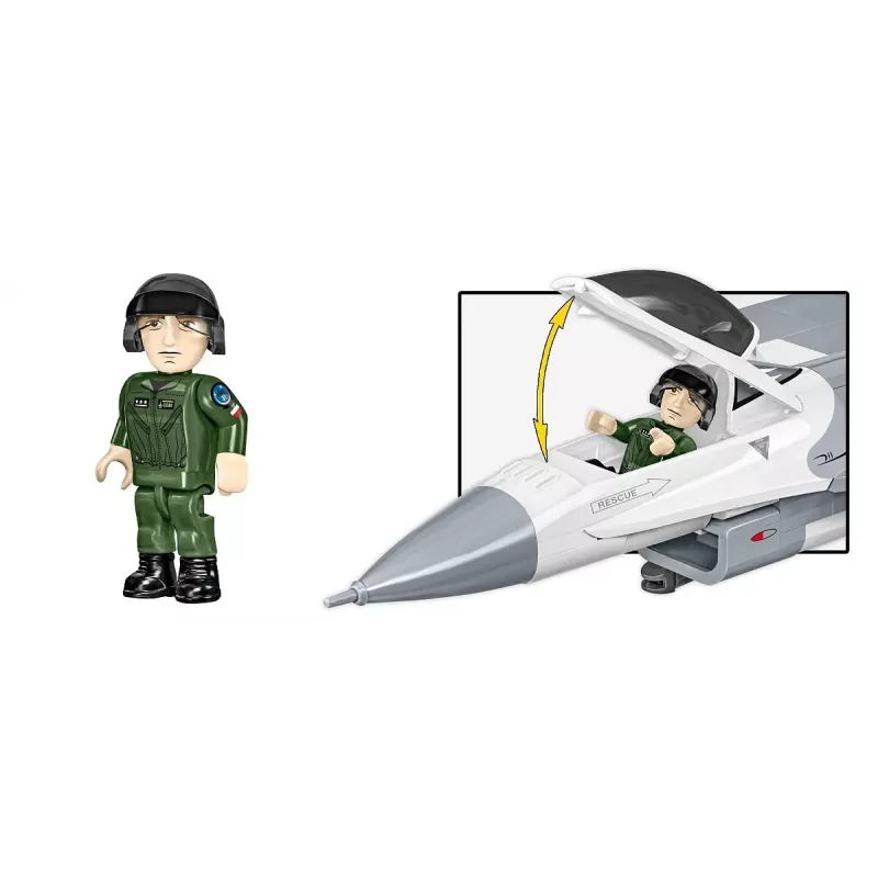Stavebnica Cobi F-16C Fighting Falcon – 463 dielov, modelová stavebnica v mierke