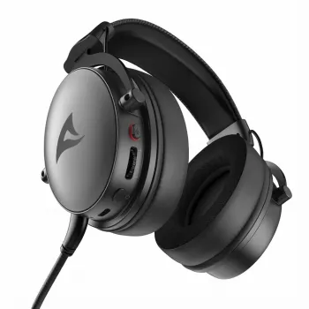 Desktopový headset Sharkoon Skiller SGH40W čierny – bezdrôtový herný headset, On-Ear dizajn