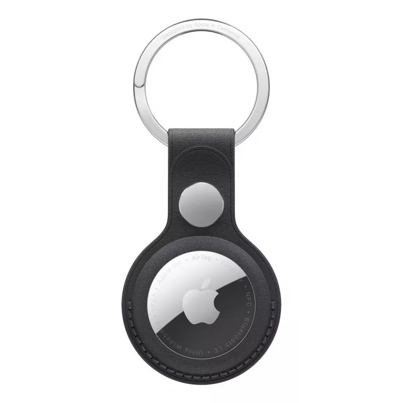 Krúžok Apple AirTag FineWoven kľúčenka čierny