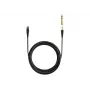 Rovný náhradný audio kábel pre Beyerdynamic Pro X slúchadlá — čierny