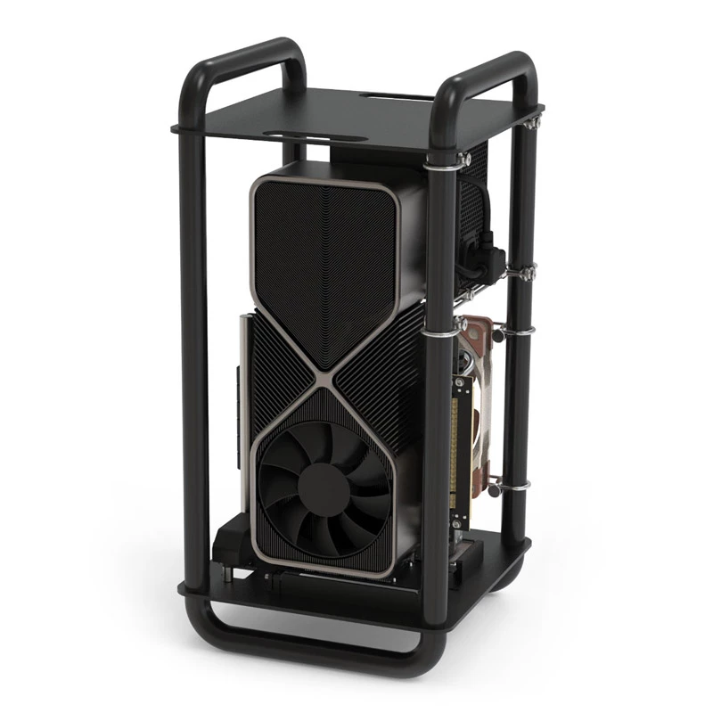 Počítačová skriňa Streacom DA6 XL Mini-ITX čierna