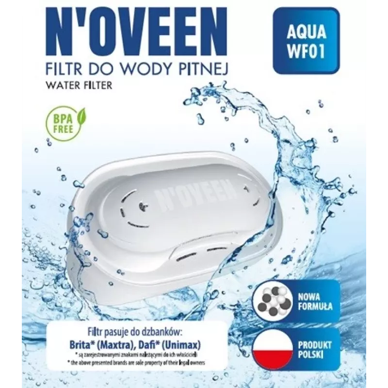 NOVEEN AQUA WF01 náhradný membránový filter kompatibilný s BRITA MAXTRA a DAFI UMINAX