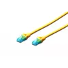 Digitus DK-1511-010/Y Ethernet patch kábel žltý