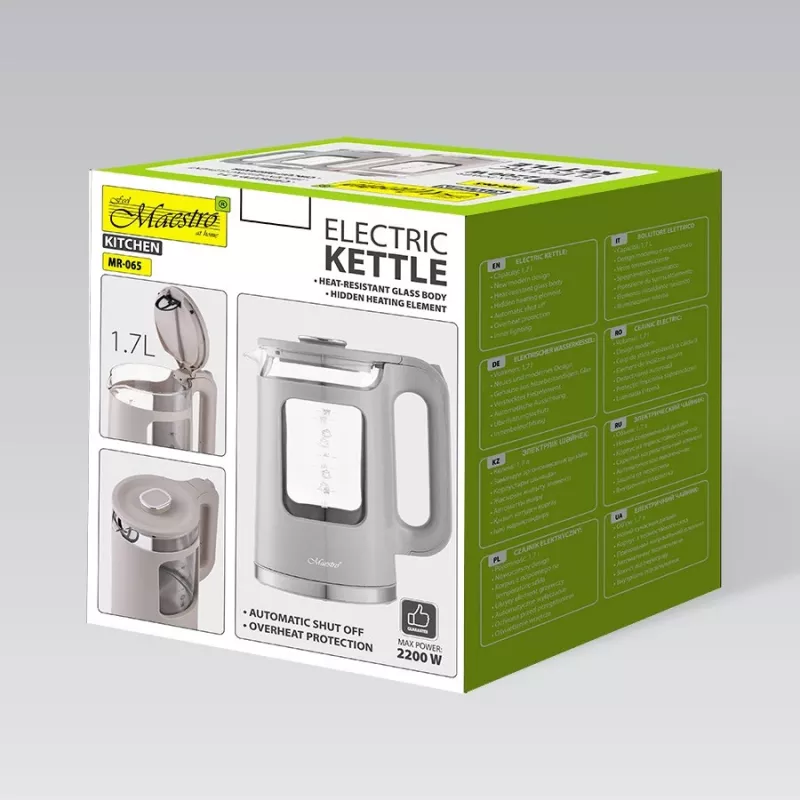 Maestro MR-065 kanvica 1,7 l 2200 W (MR-065-GREY) sivá