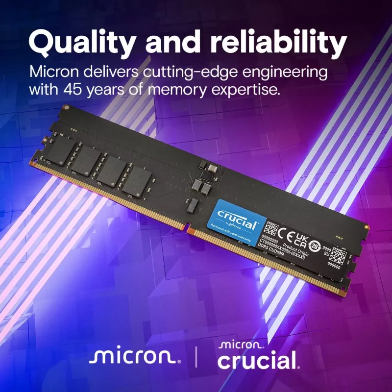 Pamäť DDR5 64GB/6400 (2*32GB) CL52 CUDIMM