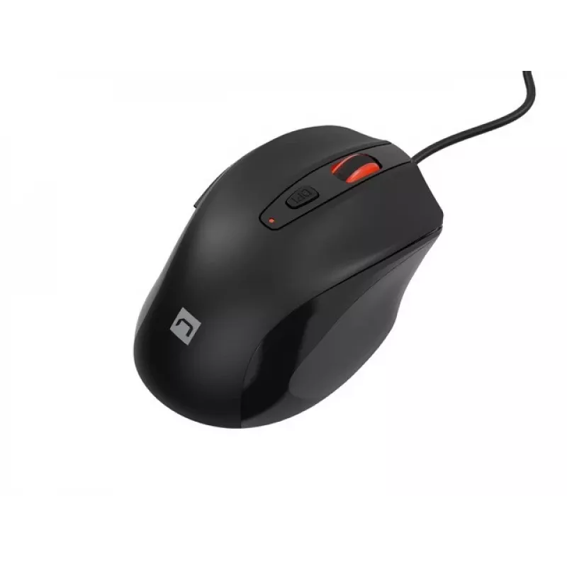 Káblová optická myš NATEC NMY-2047 USB Type-A, 4000 DPI, 6 tlačidiel, pre pravákov, podsvietenie
