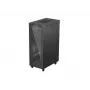 19 inch LANBERG stojanová racková skriňa FF01-6032-12BL 32U, čierne sklenené dvere