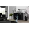 Komoda Cama SOHO S7 120 cm čierna lesk