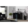 Komoda Cama SOHO S7 120 cm čierna lesk