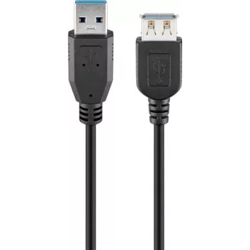 Goobay USB predlžovací kábel USB 3.0 m čierna - USB 3.0 konektor samec Type-A > USB-3 (74149)