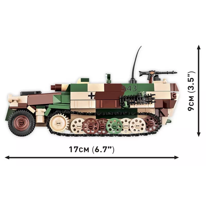 Sd.Kfz. 251/9 Stummel, stavebnica