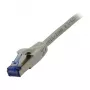 Patch kábel RJ45 - CAT6A 500Mhz - 5m - sivý - S-STP(S/FTP) - testované komponenty (certifikát GHMT) - AWG2