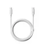USB Type-C kábel Baseus Silky Series 100W 2 m biely