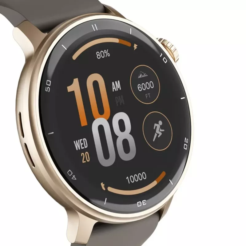 Smartwatch Stelio STSWA101GD Activ GPS 46 mm zlatá — 46 mm GPS smartwatch, zlaté puzdro