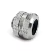 XSPC konektor G1/4 na 14mm hardtube, chróm - 8 kusov