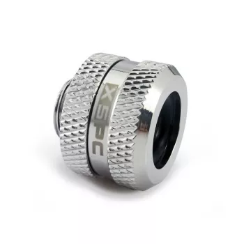 XSPC konektor G1/4 na 14mm hardtube, chróm - 8 kusov