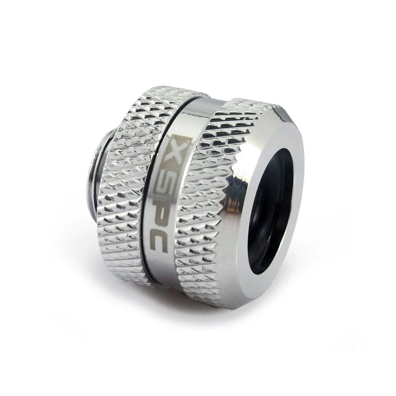 XSPC konektor G1/4 na 14mm hardtube, chróm - 8 kusov