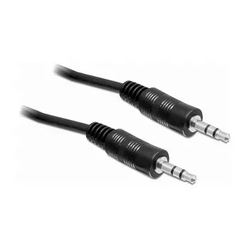 Audio kábel DeLOCK 84438 5m 3,5 mm konektor samec na konektor samec čierny