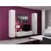 Cama obývacia zostava VIGO 9 biela/biela lesk