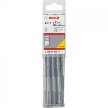 Vrták, Bosch SDS-plus-5, dĺžka 165 mm, stopka SDS-plus