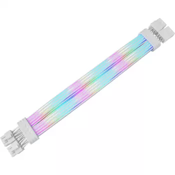 Napájací zdroj plochý kábel THERMALTAKE AC-082-CN6NAN-A1, CPU 2x8Pin konektor samica–konektor samica, 0,272 m