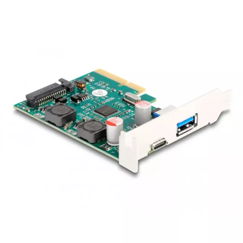 DeLOCK PCI Express x4 karta 1 x USB Type-C 1 x USB Type-A 10 Gbit/s