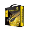 DisplayPort kábel Gembird CC-DP8K-AOC-10M 10 m čierny