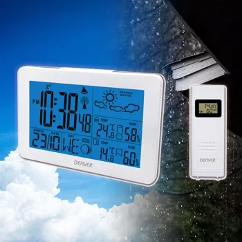 Denver WS-530WHITE digitálna meteostanica biela batéria
