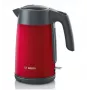 Elektrická kanvica Bosch TWK7L464 – objem 1,7 L, 2400 W, červená, plastové telo