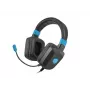 Drôtový herný headset Fury NFU-1584 s mikrofónom na ramene, okolo uší, 98 dB, 15–25000 Hz, 2 m kábel, USB a 3,5 mm, modrá