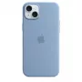 Apple iPhone 15 Plus silikónové puzdro s MagSafe - Winterblau