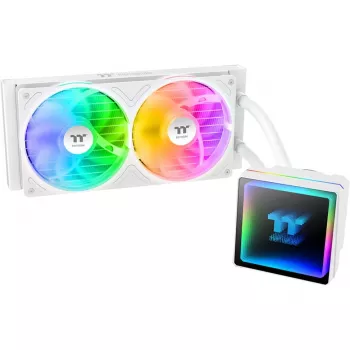 All-in-One vodné chladenie CPU THERMALTAKE TH240-S V3 ARGB Sync Snow Edition, 240-mm radiátor