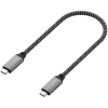 USB kábel Satechi ST-U4C25M USB4 Gen 3x2 0,25 m čierny sivý