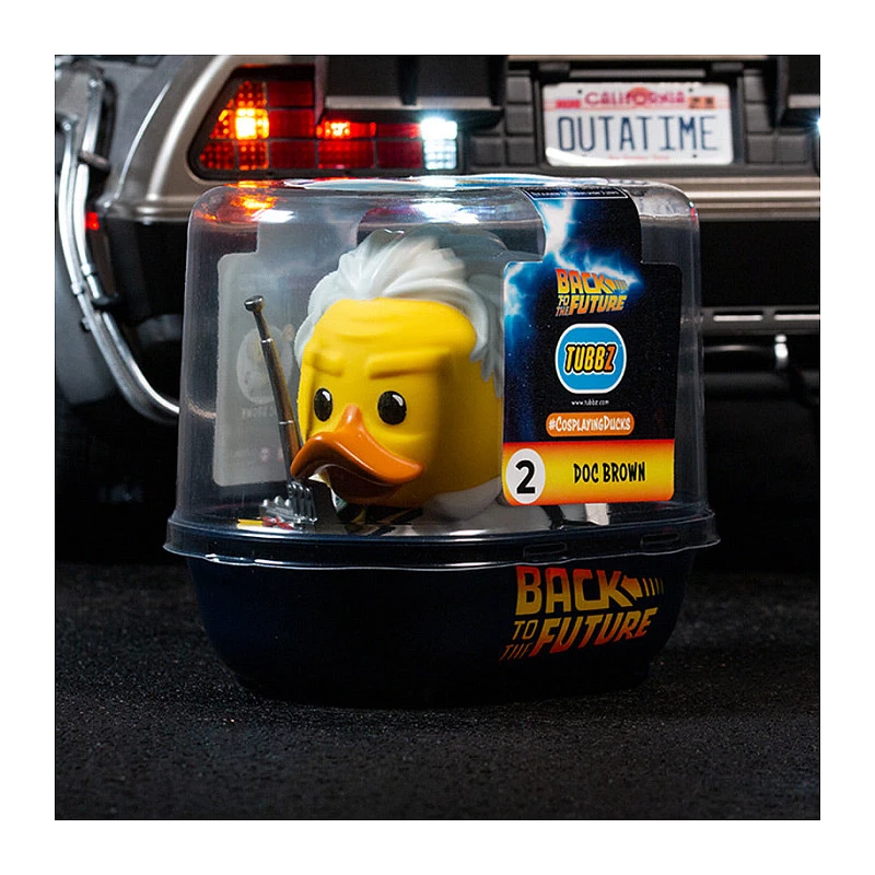 TUBBZ zberateľská kačica - Návrat do budúcnosti Doc Brown 9 cm