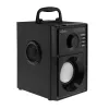 Prenosný reproduktor MEDIA-TECH MT3179, 20 W (RMS 15 W), Bluetooth 5.1, FM, MicroSD, USB, AUX, Li-Ion, 6 h, drevené puzdro