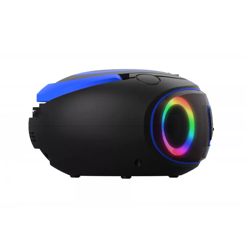Denver TDB-212BU DAB+ boombox s CD prehrávačom, DAB+/FM, Bluetooth, USB, AUX, modrý