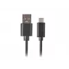 Kábel USB-A na USB-C LANBERG CA-USBO-20CU-0018-BK — USB 2.0, 1,8 m, čierny