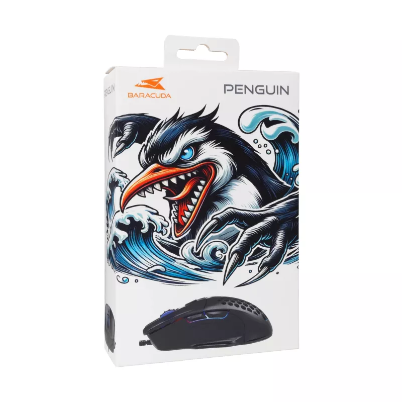 Myš Baracuda BGM-101 Penguin čierna USB
