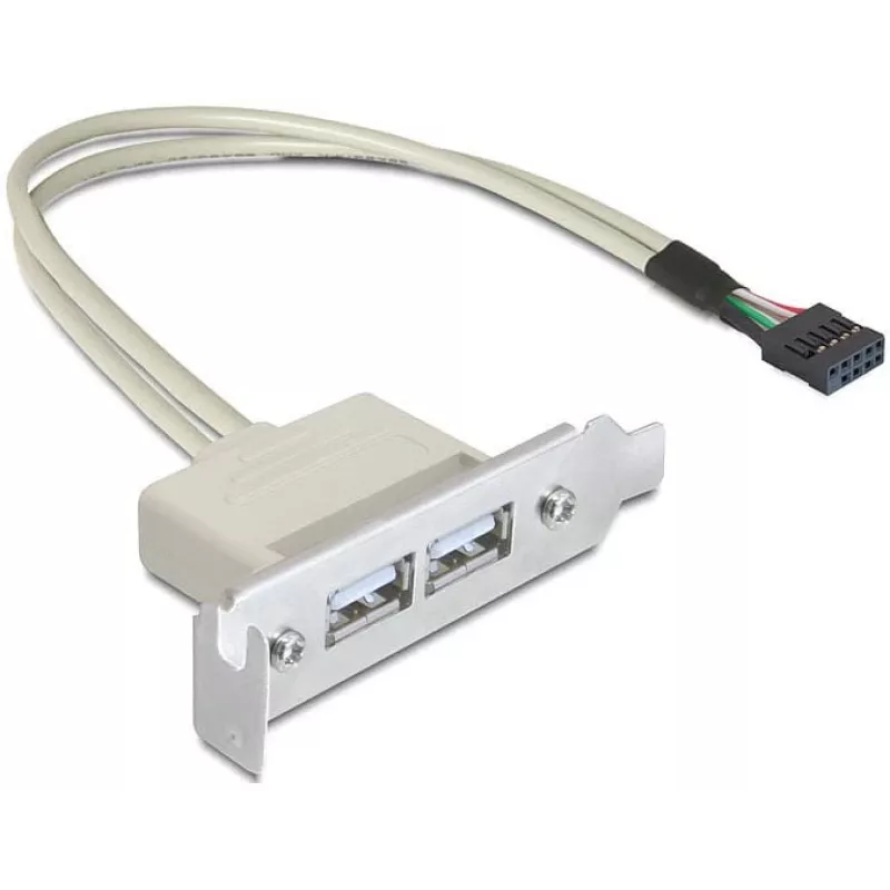Slotový plech USB 2.0 DeLOCK 0,5 m
