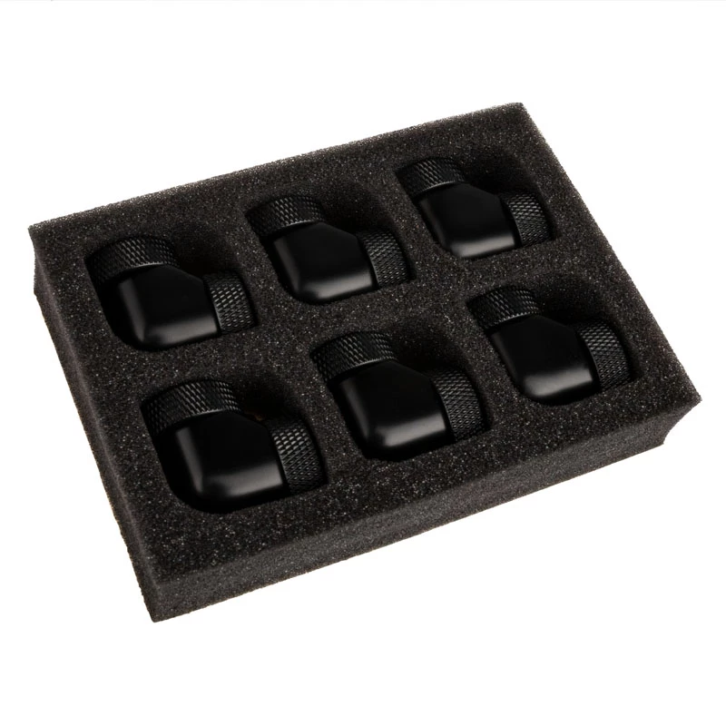 RAIJINTEK Pelias čierna sada príslušenstva k ventilátoru — 6 ks
