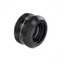 Barrow Hardtube Fitting 16 mm G1/4 palca – rovný čierny kompresný konektor pre 16-mm tvrdé rúrky