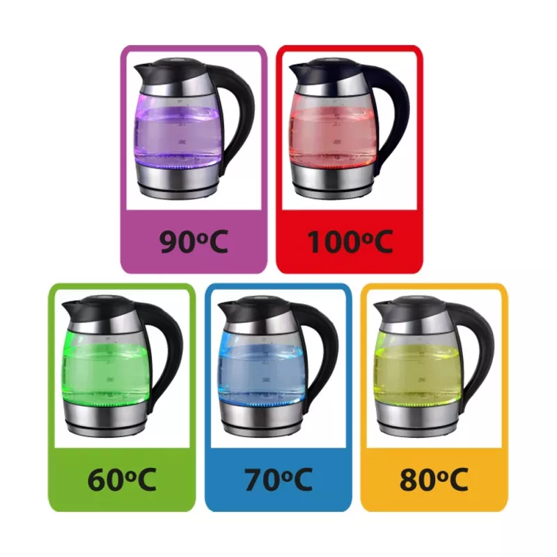 Esperanza EKK026 Rýchlovarná kanvica 1,7 L 2200 W Čierna, Priehľadná