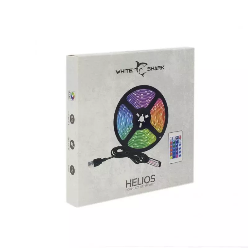 White Shark Helios LED-05 RGB LED pásik s diaľkovým ovládačom