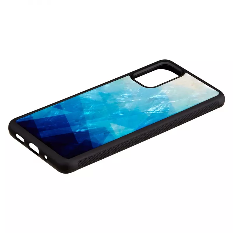 Ochranné puzdro iKins pre Samsung Galaxy S20+ — blue lake čierny povrch