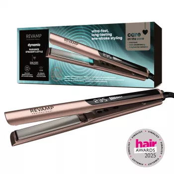 Žehlička na vlasy Revamp ST-1900GD-EU s keramickými platňami, max. 230°C, EU konektor