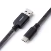 Kábel USB A na USB C 1,5m sivý Cablemod CM-CKCA-KC-KC150KC-R
