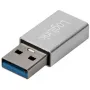 LogiLink AU0056 USB 3.2 Gen 1 adaptér USB Type-C konektor samica strieborná