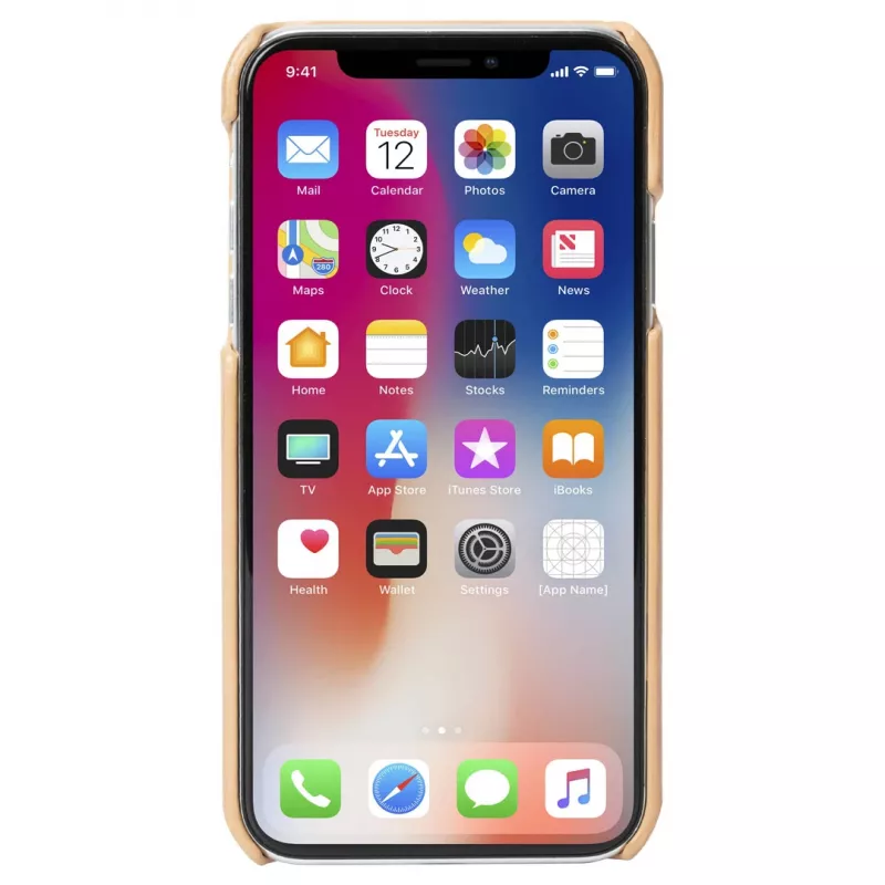Puzdro na smartphone Krusell Sunne pre Apple iPhone XS – vintage nude
