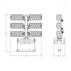 Synergy 21 LED Objektový/štadiónový reflektor 720W IP66 cw