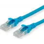 ROLINE - patch kábel - RJ-45 (M) na RJ-45 (M) - 1 m - UTP - CAT 6 - bezhalogénový, zalievaný, lanko - modrý (21.15.2541)